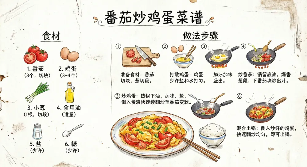 番茄炒鸡蛋